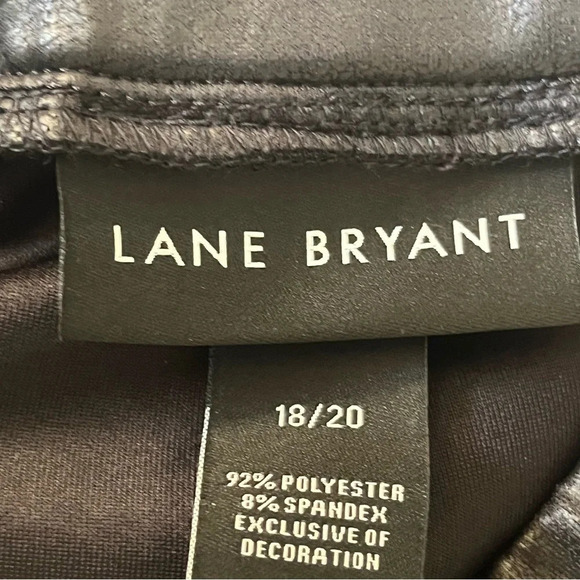 Lane Bryant Black Stretchy Pants size 18/20 - Picture 7 of 8